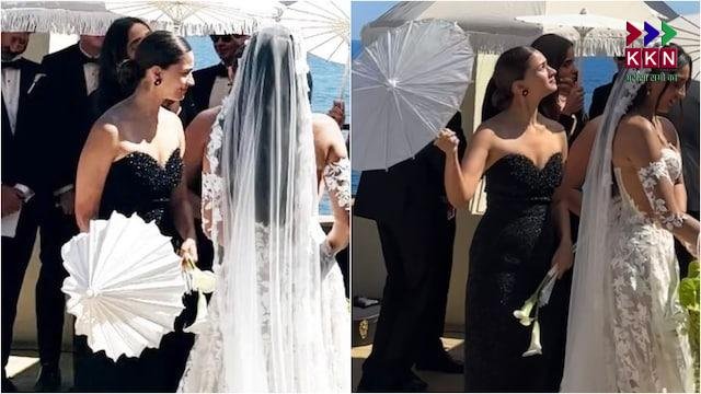Alia Bhatt looks glamorous at Tanya Saha Gupta's Spanish wedding