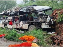 Deoghar Bus Accident: Six Pilgrims Killed, 26 Injured After Bus Collides Due to Driver’s Drowsiness