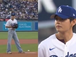 BTS' V throws ceremonial first pitch at Los Angeles 'Dodgers Game', wins hearts online | Watch