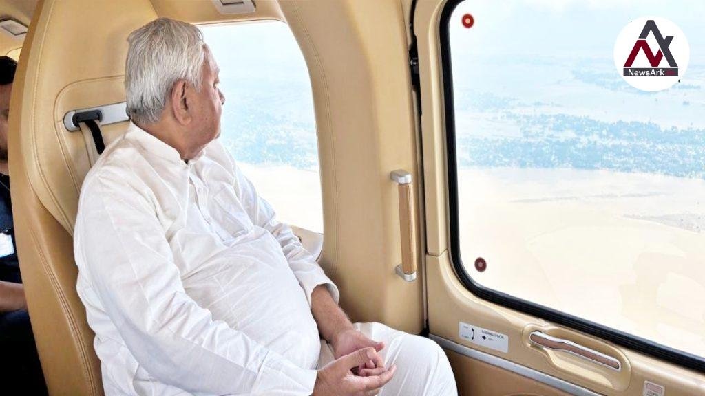 Bihar CM Nitish Kumar Conducts Aerial Survey of Flood-Hit Districts Along Ganga