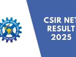 CSIR UGC NET June 2025 Result Declared: Download Scorecards