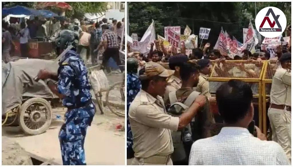 Patna Protests Over STET, BTET and Librarian Exam