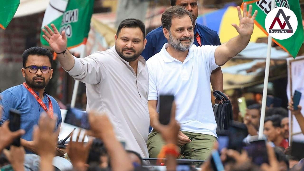 Rahul Gandhi and Tejashwi Yadav Continue Voter Rights Yatra in Bihar