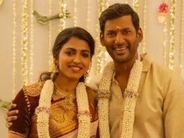 Tamil actor Vishal gets engaged to Sai Dhanshika, couple announces with stunning pictures | See Post