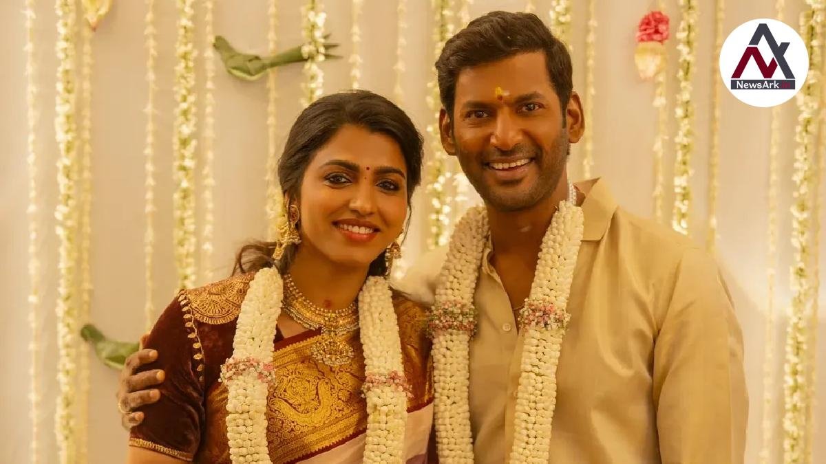 Tamil actor Vishal gets engaged to Sai Dhanshika, couple announces with stunning pictures | See Post